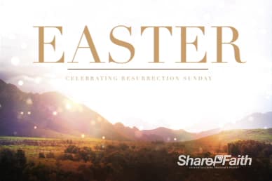 Mountains Greetings Easter Video
