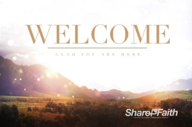 Mountains Greetings Welcome Video