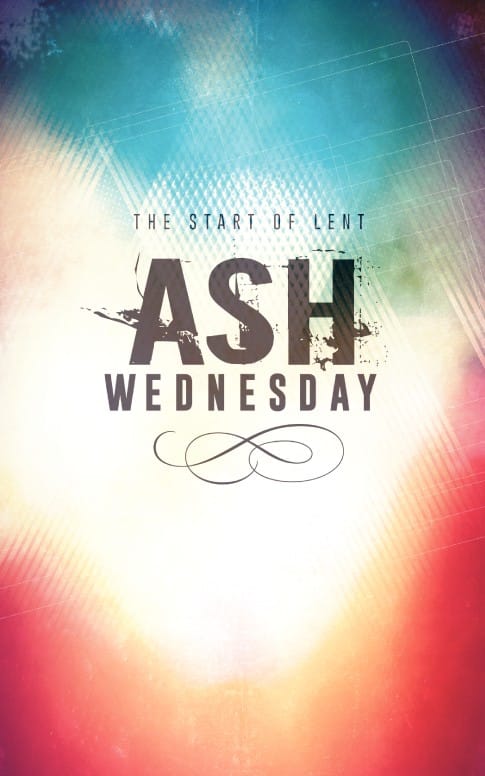 Ash Wednesday Lent Religious Bulletin
