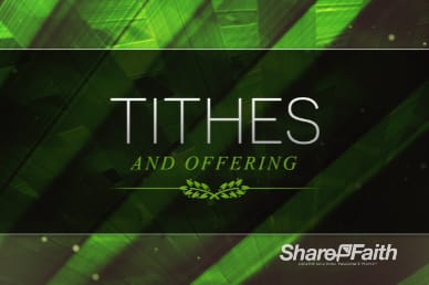 Palm Sunday Ministry Tithes and Offerings Video