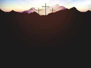 Resurrection Sunday Contrast Easter Worship Background