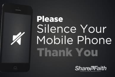 Silence Your Phone Welcome Video Loop iPhone