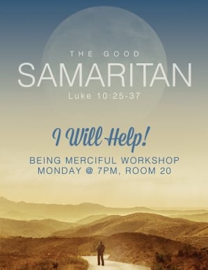 The Good Samaritan Church Flyer Template Ms Word