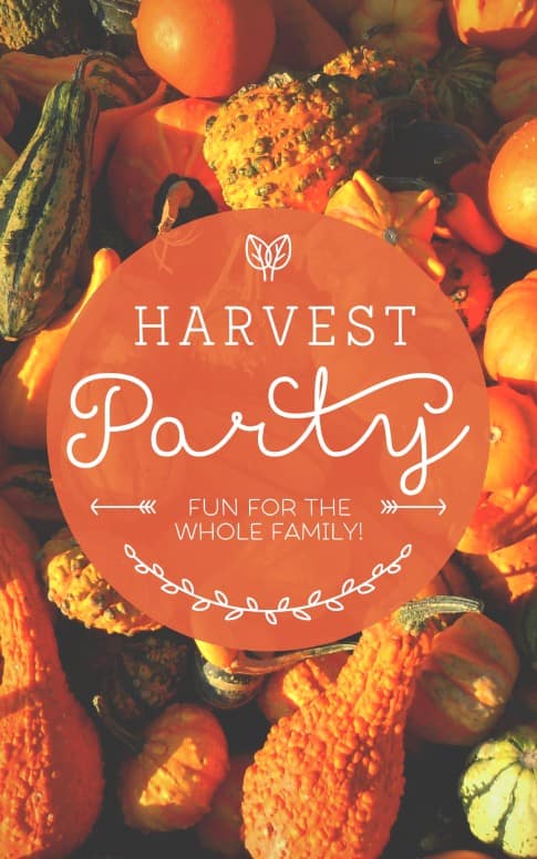 Harvest Party Christian Bulletin