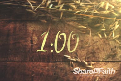 1 Minute Joy of Harvest Church Service Countdown Video
