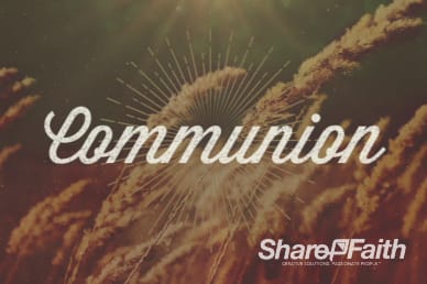 Fall Communion Video Loop for Church