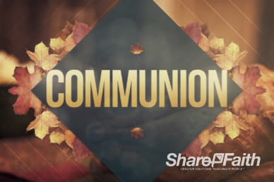 Communion Harvest Video Loop for Church