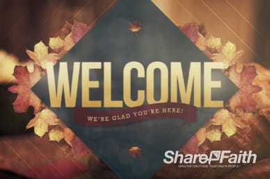 Thanksgiving Welcome Video Loop for Fall