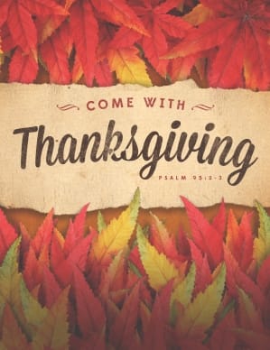 Come with Thanksgiving Christian Flyer