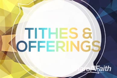 Power of Prayer Church Tithes and Offerings Motion Background Video