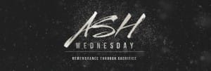 Ash Wednesday Remembrance Ministry Web Banner