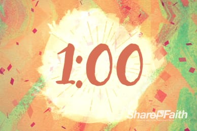 Easter Sunday Ministry One Minute Countdown Timer