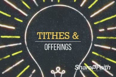 Tithes and Offering Light Motion Video Loop
