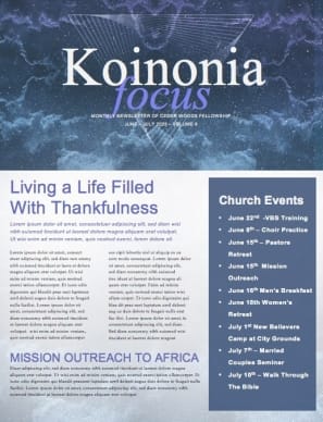 Miracles Faith to Move Mountains Ministry Newsletter