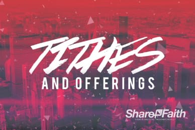 Red City Church Tithes and Offerings Video Loop