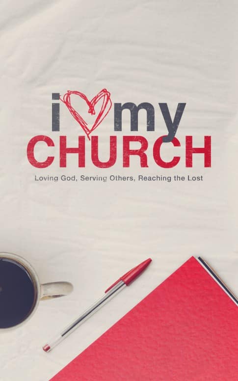 I Love My Church Ministry Bulletin