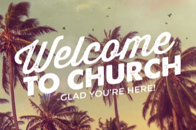 Summer Baptism Ministry Welcome Video Background