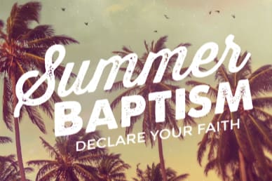 Summer Baptism Ministry Title Video Loop
