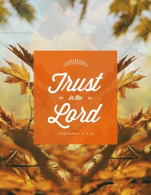 Trust in the Lord Ministry Flyer