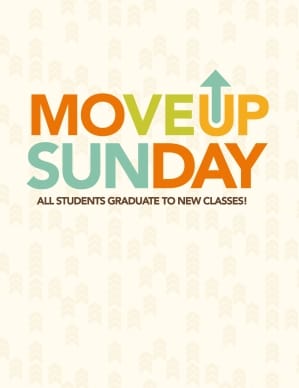 Move Up Sunday Church Flyer