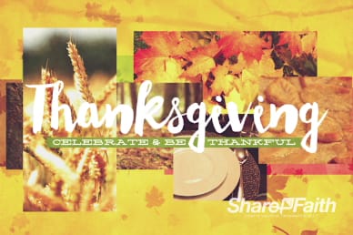 Thanksgiving Fall Christian Title Background Video Loop