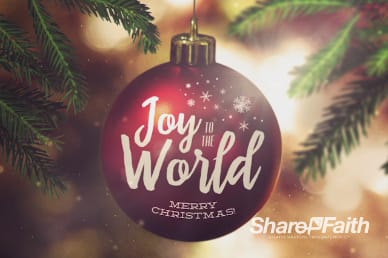 Joy to the World Christmas Worship Background Video – ShareFaith Media