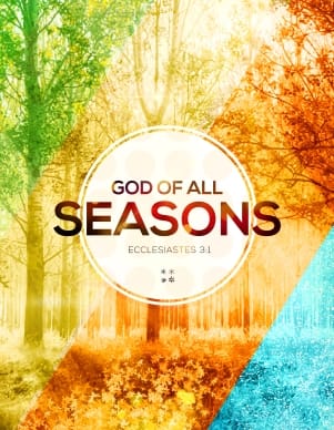 God of All Seasons Church Flyer