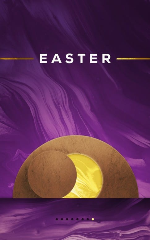 Easter Resurrection Sunday Modern Church Bulletin