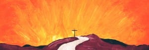 Lead Me to the Cross Painted Church Website Banner