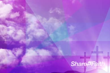 Clouds and Crosses Worship Video Background