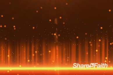 Orange Solar Wave Abstract Worship Video Background