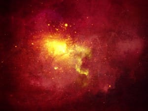 Red Galaxy Worship Background