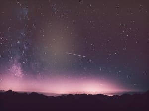 Shooting Star in the Sky Worship Background