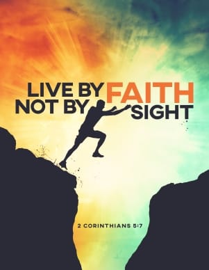 Live By Faith Church Flyer