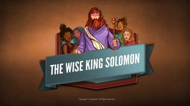Wisdom Of Solomon Bible Video For Kids