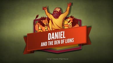 Daniel And The Lions Den Bible Video For Kids