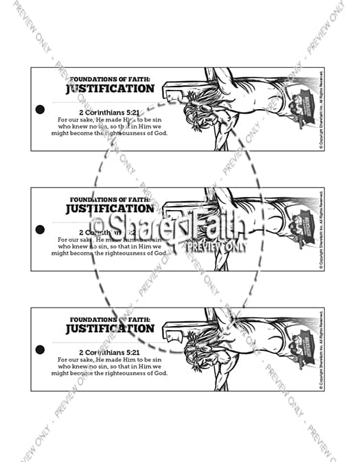 Romans 3 Justification Bible Bookmarks