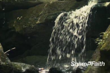 Nature Waterfall Church Worship Video Background Loop