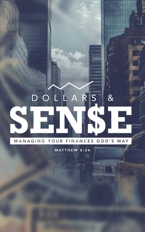 Dollars and Sense Christian Finances Church Bulletin