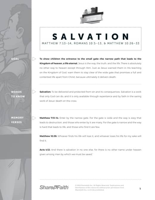 Plan Of Salvation Curriculum