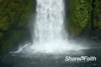 Magnificent Waterfall Video Background