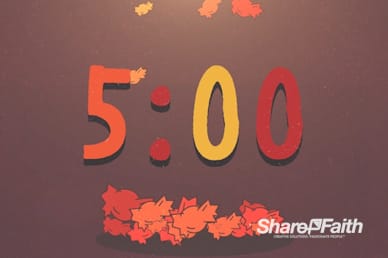 Trunk or Treat Harvest Festival Countdown Timer