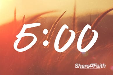 Give Thanks With A Grateful Heart Church Countdown Timer