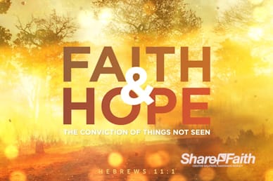 Faith and Hope Title Motion Loop