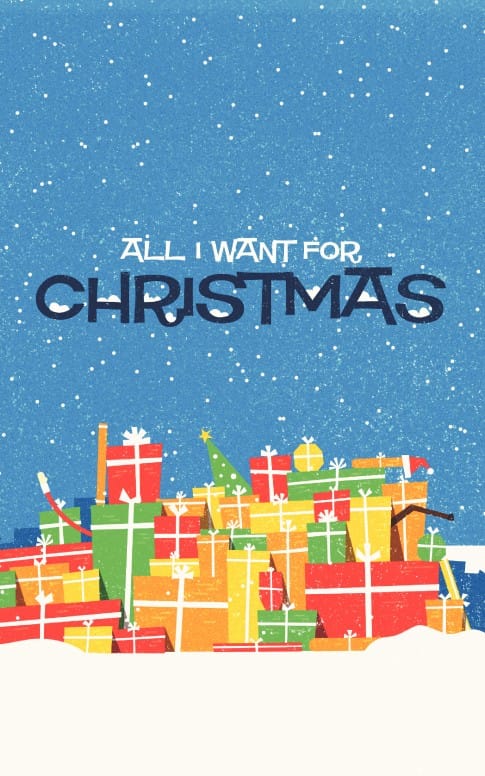 All I Want For Christmas Church Bulletin