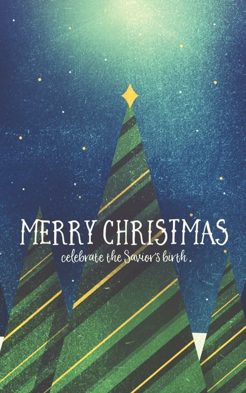 Merry Christmas Tree Church Bulletin