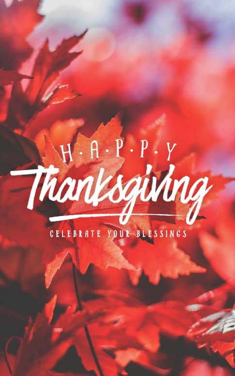 Happy Thanksgiving Wishes Church Bulletin