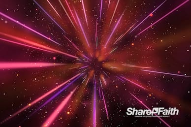 Red Hyper Space Motion Graphic