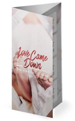 Love Came Down Christmas Trifold Bulletin