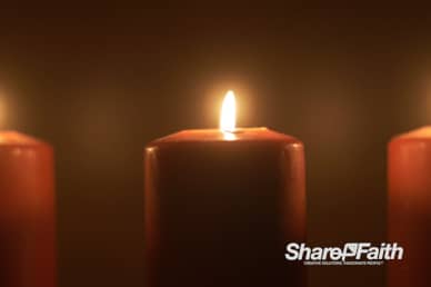 Silent Night Candlelight Worship Video Background